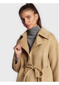 Ba&sh Płaszcz wełniany Kate 1E22KATE Brązowy Regular Fit. Kolor: brązowy. Materiał: wełna #3