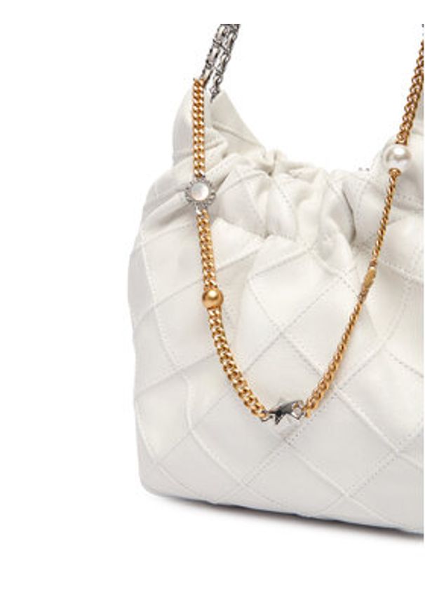 Tory Burch Torebka Fleming 164022 Biały. Kolor: biały. Materiał: skórzane