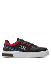 EA7 Emporio Armani Sneakersy X8X173 XK374 T654 Czarny. Kolor: czarny. Materiał: materiał