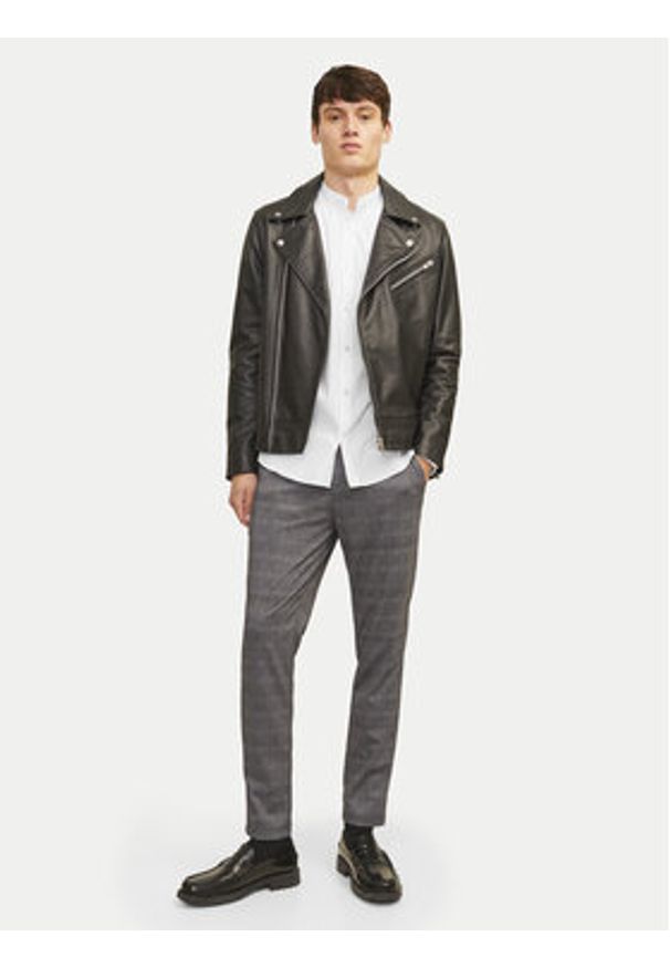 Jack & Jones Koszula Joe 12205921 Biały Slim Fit. Kolor: biały. Materiał: bawełna, syntetyk