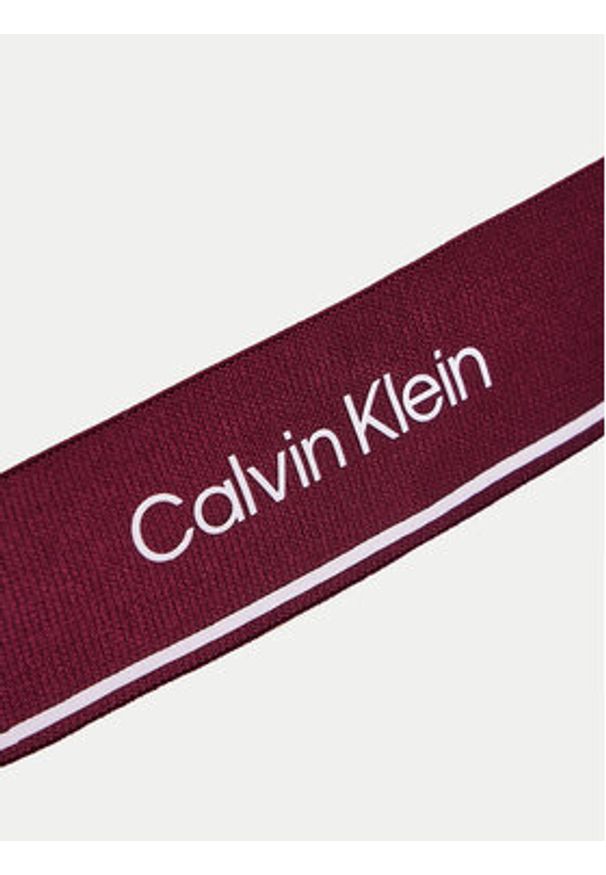 Calvin Klein Swimwear Strój kąpielowy KW0KW02733 Bordowy. Kolor: czerwony. Materiał: syntetyk