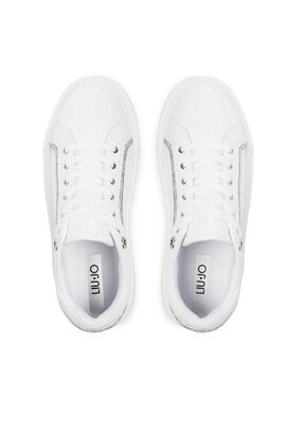 Liu Jo Sneakersy Kylie 31 BF4067 PX532 Biały. Kolor: biały. Materiał: skóra