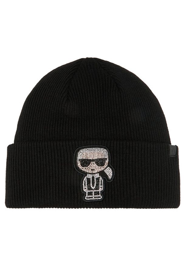 Karl Lagerfeld - KARL LAGERFELD Czapka 226W3403 Czarny. Kolor: czarny. Materiał: materiał, nylon