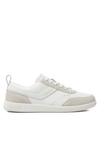 Calvin Klein Sneakersy Low Top Lace Up Lth Mix HM0HM00851 Biały. Kolor: biały. Materiał: skóra