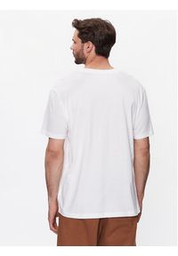 New Balance T-Shirt Essentials Stacked Logo MT31541 Biały Relaxed Fit. Kolor: biały. Materiał: bawełna #2
