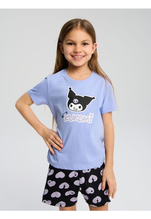 Sinsay - Piżama Kuromi - fioletowy. Kolor: fioletowy