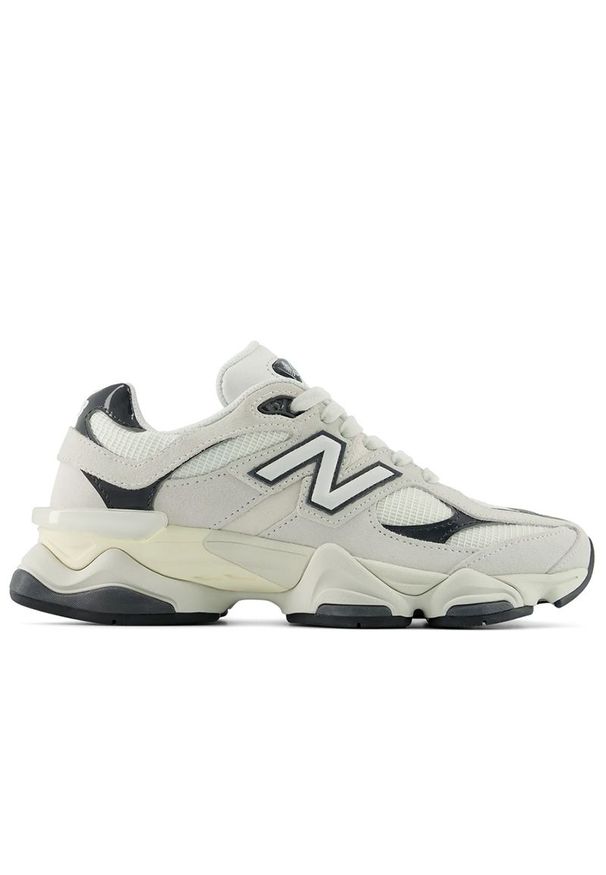 Buty unisex New Balance U90602FD - beżowe. Okazja: na co dzień. Kolor: beżowy. Materiał: guma, skóra, zamsz, materiał, syntetyk. Szerokość cholewki: normalna. Sport: turystyka piesza