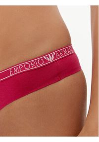 Emporio Armani Underwear Komplet 2 par stringów 163333 4F223 02275 Różowy. Kolor: różowy. Materiał: bawełna