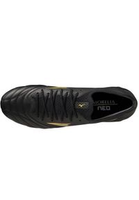 Buty piłkarskie męskie Mizuno Morelia Neo Iv Beta Elite Md. Zapięcie: sznurówki. Kolor: czarny. Materiał: materiał. Szerokość cholewki: normalna. Sport: piłka nożna