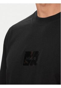 Hugo - HUGO T-Shirt Dumeon 50557445 Czarny Regular Fit. Kolor: czarny. Materiał: bawełna #5