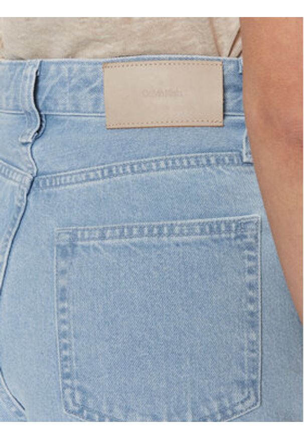 Calvin Klein Jeansy K20K206579 Niebieski Wide Leg. Kolor: niebieski