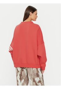 Adidas - adidas Bluza Neuclassics JI8521 Czerwony Oversize. Kolor: czerwony. Materiał: bawełna #4