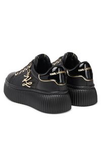 Karl Lagerfeld - KARL LAGERFELD Sneakersy KL42376A Czarny. Kolor: czarny. Materiał: skóra #5