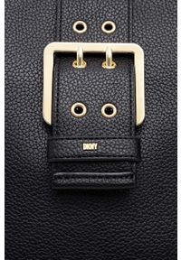 DKNY - Dkny torebka kolor czarny. Kolor: czarny. Rodzaj torebki: na ramię #4