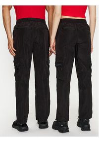 Rains Spodnie materiałowe Kano Pants Regular 19200 Czarny Regular Fit. Kolor: czarny. Materiał: syntetyk