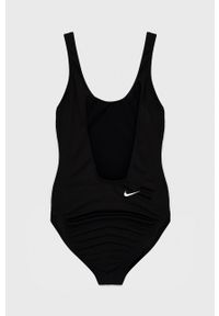 Nike - Strój kąpielowy. Kolor: czarny. Wzór: nadruk