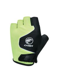CHIBA - Rękawiczki rowerowe unisex Chiba Cool Air. Kolor: czarny, żółty, wielokolorowy