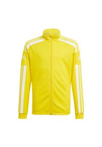 Adidas - Bluza dla dzieci adidas Squadra 21 Training Youth żółta GP6453. Zapięcie: zamek. Kolor: wielokolorowy, biały, żółty. Sport: fitness, piłka nożna