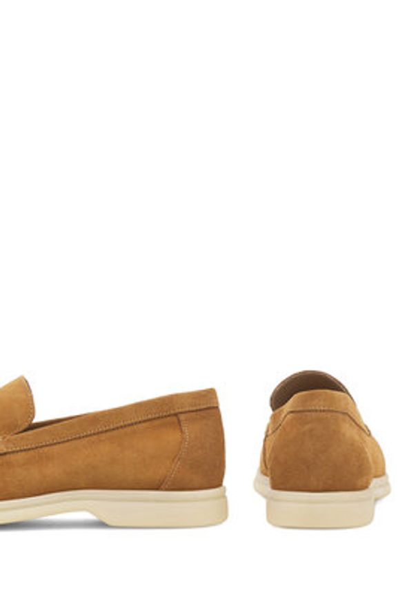 Gino Rossi Mokasyny LORELLA 26220 Brązowy. Kolor: brązowy. Materiał: zamsz, skóra