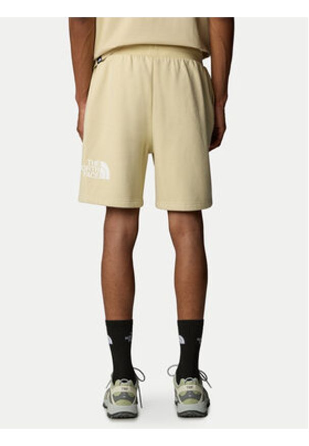 The North Face Szorty sportowe Easy NF0A8C2S Beżowy Regular Fit. Kolor: beżowy. Materiał: syntetyk. Styl: sportowy