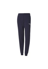 Puma - Spodnie Do Joggingu Dziecięce Casual TeamGoal 23. Kolor: niebieski. Sport: bieganie