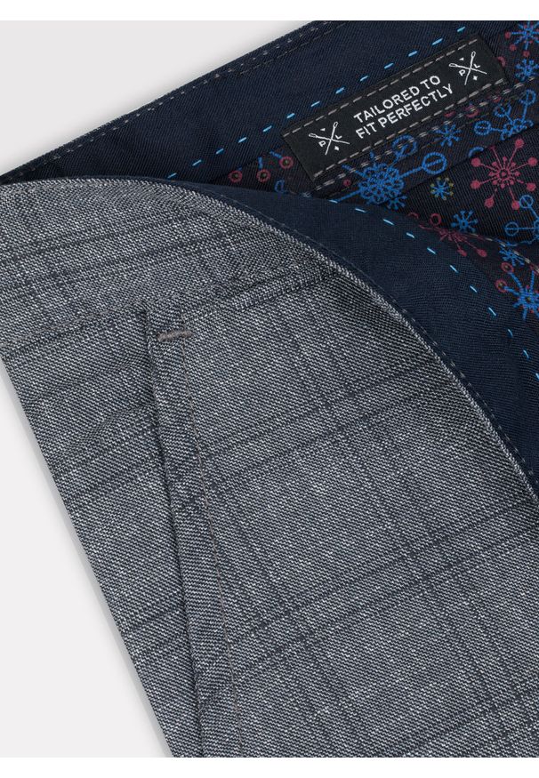 Pako Lorente - PAKO LORENTE – Spodnie męskie szare P22WF-WX-004-S-S. Okazja: na co dzień. Kolor: szary. Materiał: wiskoza, poliester, elastan. Długość: długie. Styl: casual