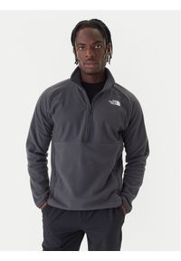 The North Face Polar 1/2 Glacier NF0A89JH Szary Regular Fit. Kolor: szary. Materiał: syntetyk