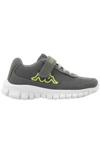 Buty sportowe dla dzieci Kappa Follow K. Kolor: szary, wielokolorowy, żółty. Materiał: materiał. Sport: turystyka piesza