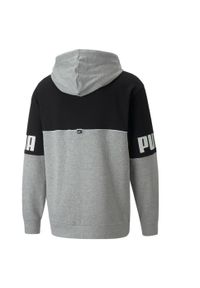 Bluza z kapturem z pełnym zamkiem błyskawicznym Puma Power Colorblock TR. Typ kołnierza: kaptur. Kolor: wielokolorowy, czarny, szary