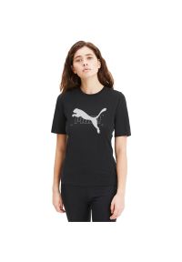Koszulka Puma Nu-tility T-shirt, Kobiety. Kolor: czarny. Materiał: bawełna, materiał #1