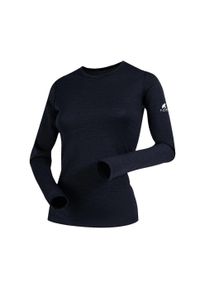 FJORK MERINO - Damska koszulka z długim rękawem z wełny merynosów - Bjork 140. Kolor: czarny. Materiał: elastan, wełna. Długość rękawa: długi rękaw. Długość: długie