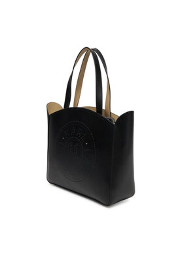 Karl Lagerfeld - KARL LAGERFELD Torebka A3W30043 Czarny. Kolor: czarny. Materiał: skórzane