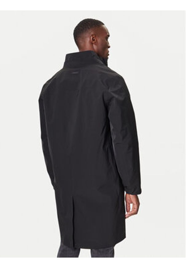 Calvin Klein Płaszcz przejściowy LV04LD518G Czarny Regular Fit. Kolor: czarny. Materiał: syntetyk