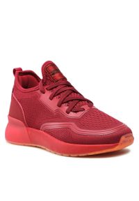 Sneakersy Sprandi WP07-01536-02 Maroon. Kolor: czerwony. Materiał: materiał #1