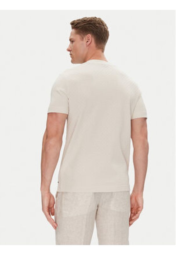 JOOP! T-Shirt 17 JJ-04Brandon 30044672 Beżowy Modern Fit. Kolor: beżowy. Materiał: bawełna