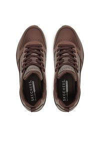skechers - Skechers Sneakersy Uno - Galactic Gal 177104/CHOC Brązowy. Kolor: brązowy. Materiał: skóra