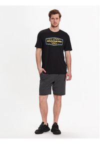 skechers - Skechers T-Shirt Latitude MTS368 Czarny Regular Fit. Kolor: czarny. Materiał: bawełna #3