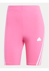 Adidas - adidas Szorty sportowe Future Icons 3-Stripes IS3630 Różowy Slim Fit. Kolor: różowy. Materiał: bawełna #4