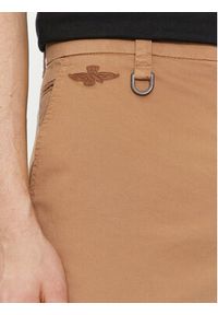 Aeronautica Militare Chinosy 241PA1597CT3293 Brązowy Regular Fit. Kolor: brązowy. Materiał: bawełna #5