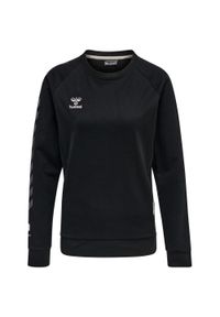 Damska bluza bawełniana Hummel Move Grid. Kolor: czarny. Materiał: bawełna. Sport: fitness #1