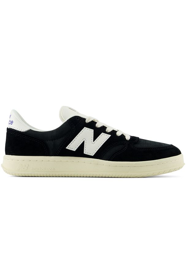 Buty unisex New Balance CT500CK – czarne. Kolor: czarny. Materiał: nubuk, zamsz, guma. Szerokość cholewki: normalna. Sport: tenis
