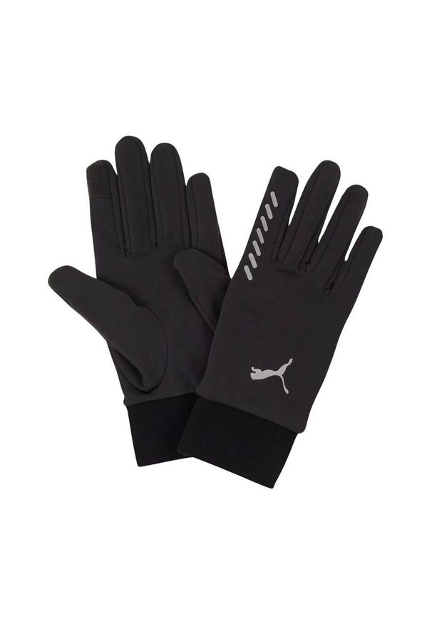 Puma - 42004 Rękawiczki Zimowe Do Biegania. Kolor: czarny. Sezon: zima