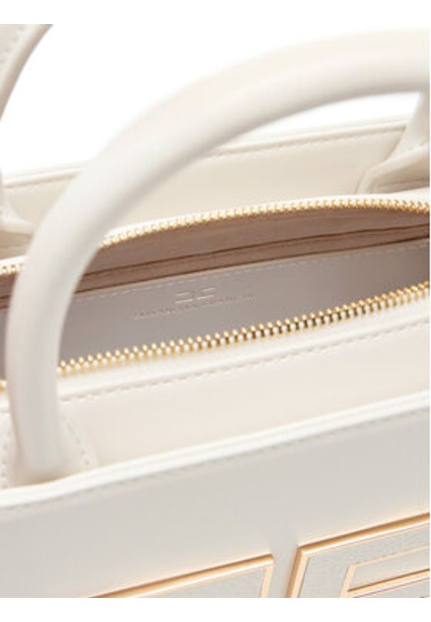 Elisabetta Franchi Torebka BS-33A-56E2-V380 Biały. Kolor: biały. Materiał: skórzane