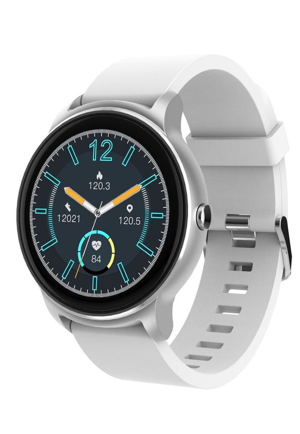 iGET FIT F60, Silver. Rodzaj zegarka: smartwatch. Kolor: srebrny. Styl: elegancki, klasyczny