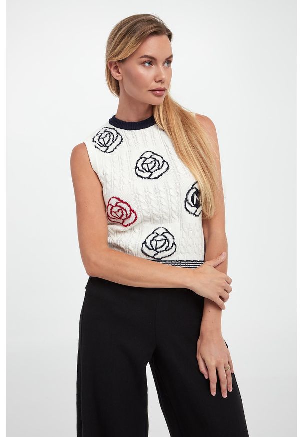 Marella Sport - Kamizelka damska wełniana Didimo MARELLA SPORT. Materiał: wełna. Styl: sportowy