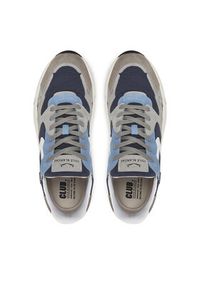 Voile Blanche Sneakersy Club19 0012018288.01.1B02 Szary. Kolor: szary. Materiał: skóra, zamsz #6
