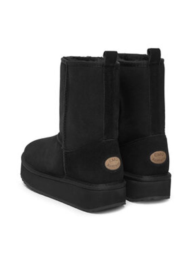 EMU Australia Śniegowce Stinger Lo Flatform W13190 Czarny. Kolor: czarny. Materiał: skóra
