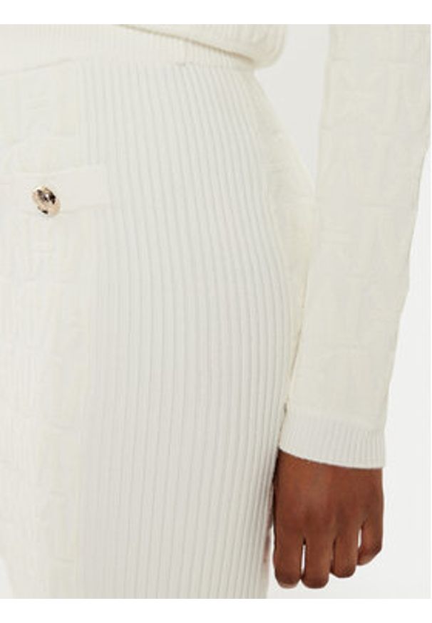 Marciano Guess Spódnica ołówkowa 4BGD01 5661Z Biały Slim Fit. Kolor: biały. Materiał: syntetyk