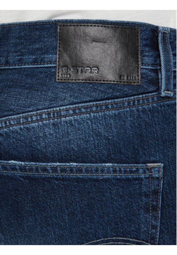 G-Star RAW - G-Star Raw Szorty jeansowe Dakota D24411-E352-H950 Niebieski Regular Fit. Kolor: niebieski. Materiał: bawełna