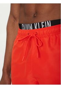 Calvin Klein Swimwear Szorty kąpielowe KM0KM01093 Czerwony Regular Fit. Kolor: czerwony. Materiał: syntetyk #4